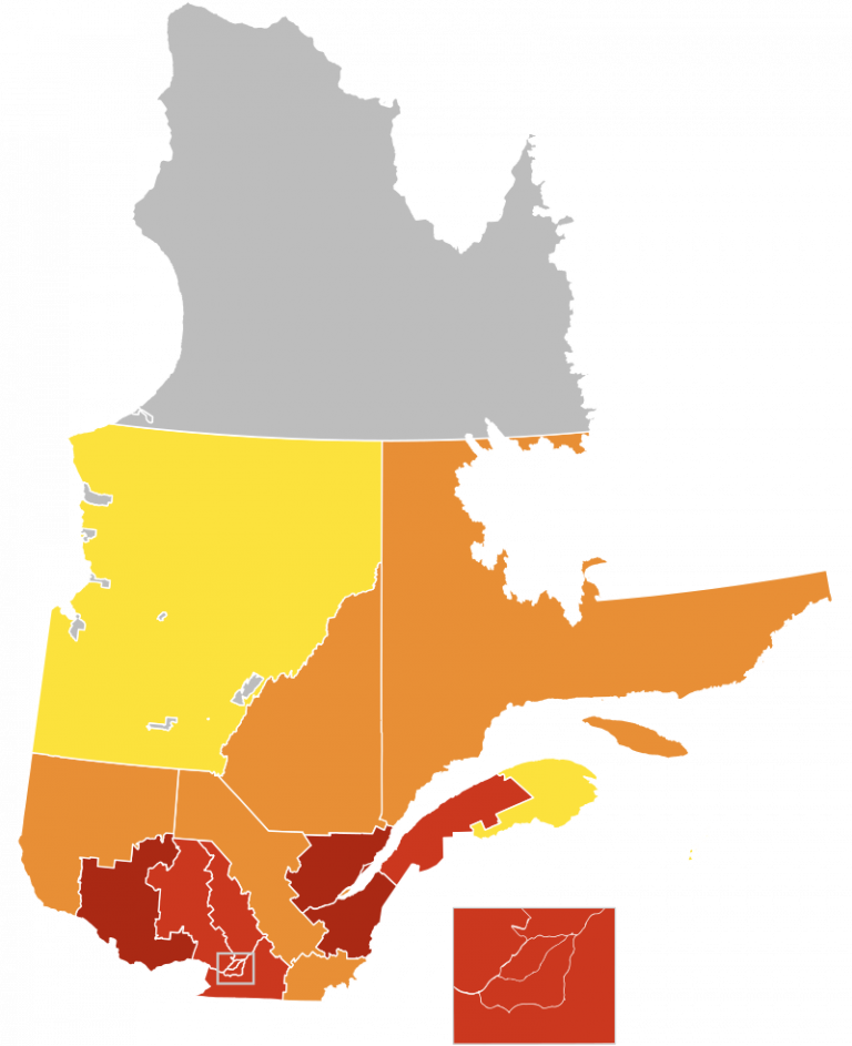 La troisième vague fait passer la CôteNord en zone orange Le Portageur